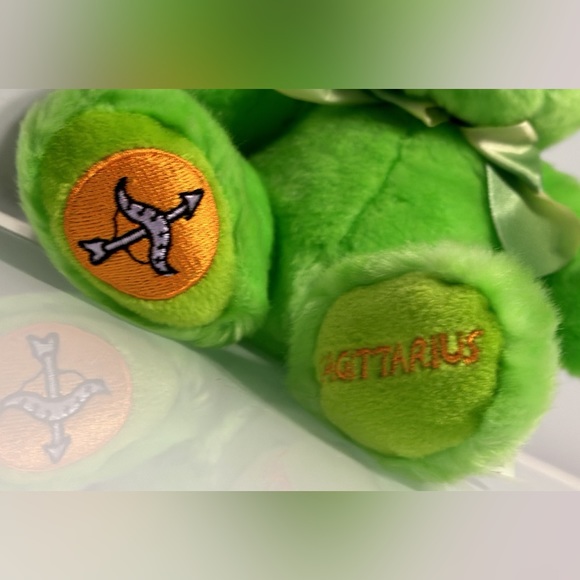 RARE RUSS Sagittarius Green Collector Bear - Picture 5 of 8